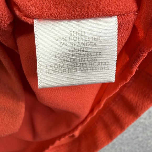 Charles Henry Off Shoulder Dress Womens S Orange Mini City Party Modern USA Made - Picture 8 of 11